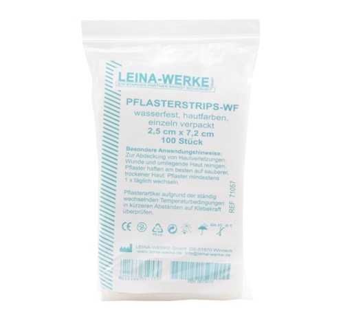 Pflasterstrips-WF | 2,5 cm x 7,2 cm | 100 Stück