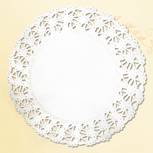 Tortenspitzen | Rund Ø 27 | Weiß | 250 Stück pro Packung