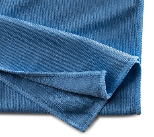 Mopptex | Microfaser-Fenstertuch | Blau | 40 x 40 cm