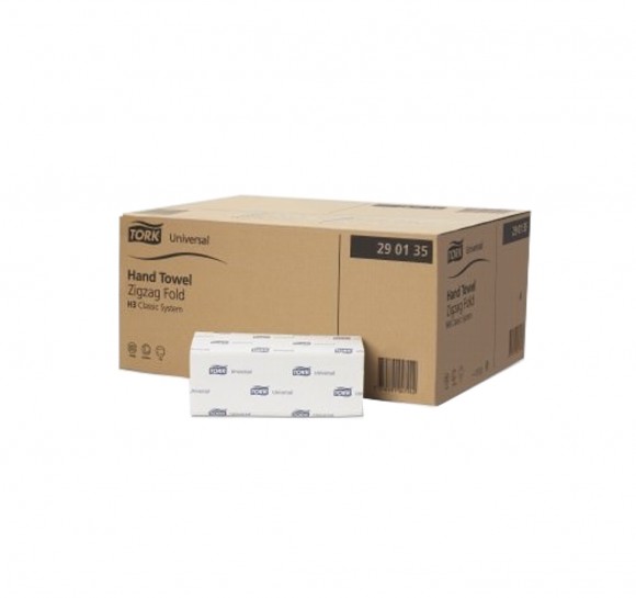 Tork Advanced Falthandtücher | 2 lagig | Weiß | 25 x 23 cm | 3750 Tücher/Karton