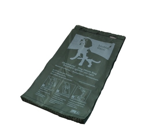 BIOMAT® Bio Gassibeutel | Nachfüllpackung für Sackspender | 100 Beutel/Block