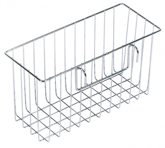 Utensilienkorb | Verchromt | Für 3 x Flaschen | 1 Liter