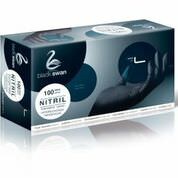 care integral BLACK SWAN Nitrilhandschuhe Schwarz S-XL Box mit 100 Stück