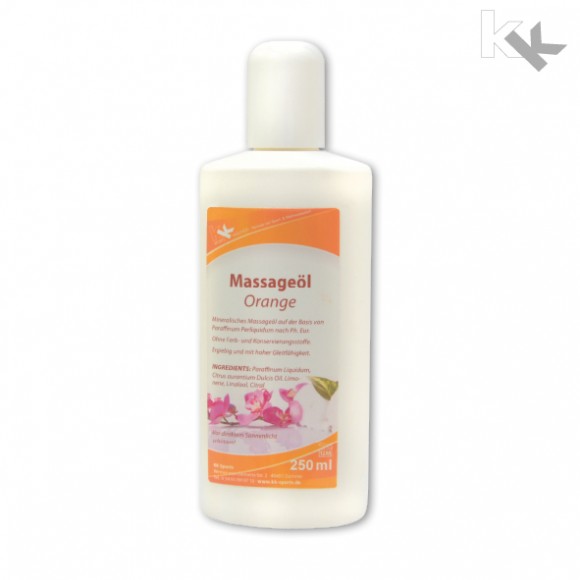 KK Massageöl Orange 250 ml Flasche