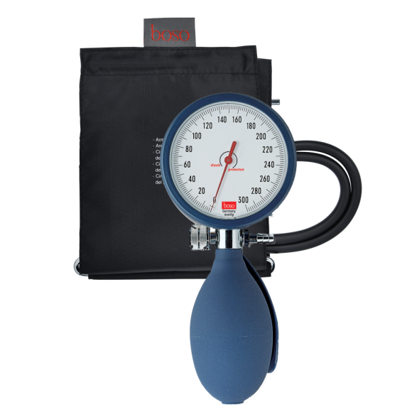Boso Clinicus 2 blau mit schwarzer Manschette_4410